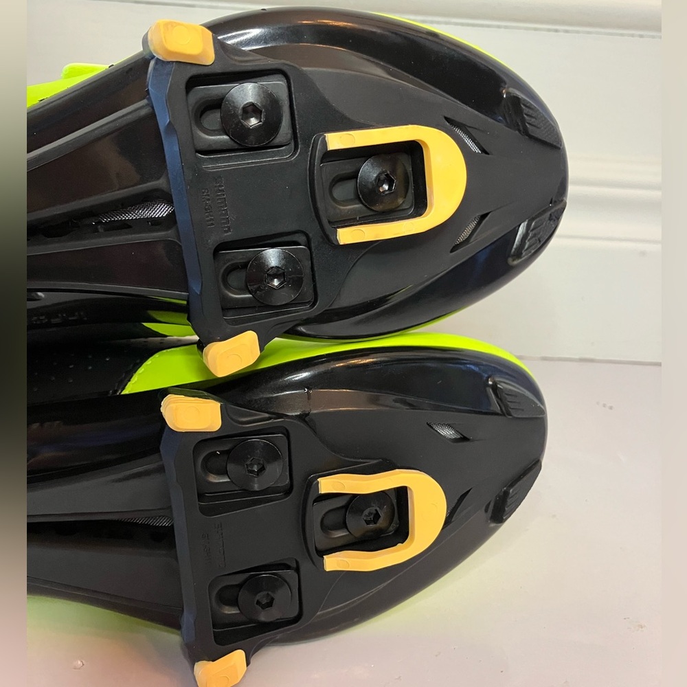 Bontrager Vostra Women’s Size 7.5 7 1/2 Cycling Biking Shoes Neon Yellow Black - Picture 11 of 12
